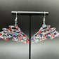 Firework Salmon Earrings